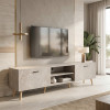 Έπιπλο τηλεόρασης Gorna pakoworld μπεζ εφέ μαρμάρου 180x35x48.6εκ ** Έπιπλο τηλεόρασης Gorna pakoworld μπεζ εφέ μαρμάρου 180x35x48.6εκ **