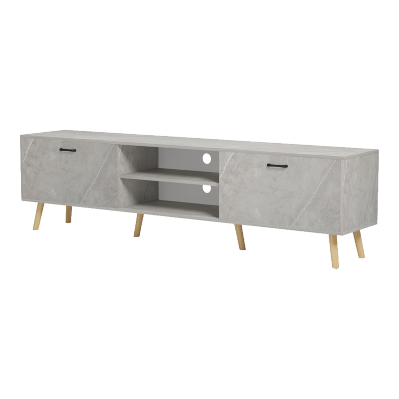 Έπιπλο τηλεόρασης Gorna pakoworld μπεζ εφέ μαρμάρου 180x35x48.6εκ ** Έπιπλο τηλεόρασης Gorna pakoworld μπεζ εφέ μαρμάρου 180x35x48.6εκ **
