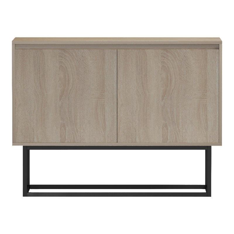 Μπουφές Dabia pakoworld sonoma-πόδι μαύρο μέταλλο 100x40x74εκ ** Μπουφές Dabia pakoworld sonoma-πόδι μαύρο μέταλλο 100x40x74εκ **