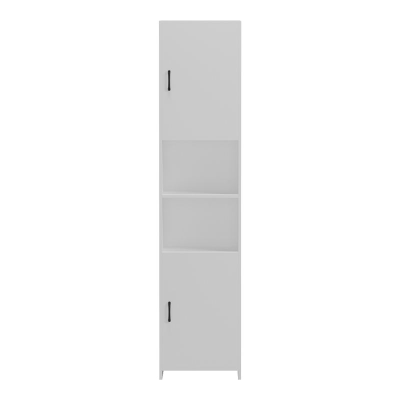 Ντουλάπι-στήλη Perlina pakoworld λευκό 40x32x175εκ **