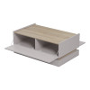 Τραπέζι σαλονιού Wendo pakoworld taupe-sonoma 97x60x40εκ ** Τραπέζι σαλονιού Wendo pakoworld taupe-sonoma 97x60x40εκ **