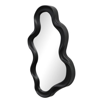 Καθρέπτης Liquid pakoworld pp σε μαύρη απόχρωση 26x2.7x39εκ **