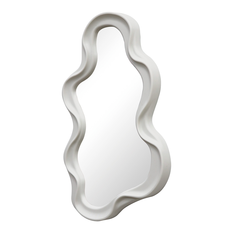 Καθρέπτης Liquid pakoworld pp σε λευκή απόχρωση 26x2.7x39εκ ** Καθρέπτης Liquid pakoworld pp σε λευκή απόχρωση 26x2.7x39εκ **