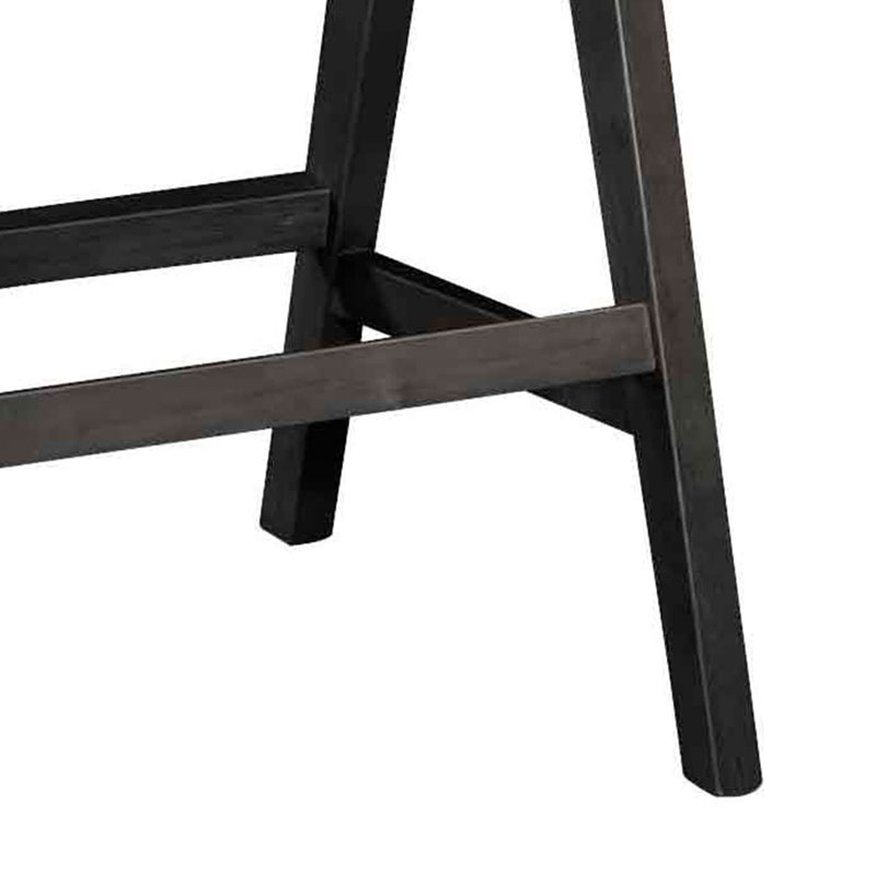 Σκαμπό bar Winslow pakoworld ξύλο rubberwood μαύρο-pvc rattan φυσικό-ύφασμα γκρι - 2τμχ. Σκαμπό bar Winslow pakoworld ξύλο rubberwood μαύρο-pvc rattan φυσικό-ύφασμα γκρι - 2τμχ.