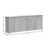 Μπουφές Kinley pakoworld sonoma 210x40x82εκ ** Μπουφές Kinley pakoworld sonoma 210x40x82εκ **
