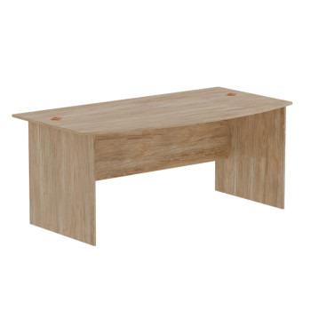 Γραφείο εργασίας Anze pakoworld φυσικό μελαμίνης 180x93.5x75εκ **