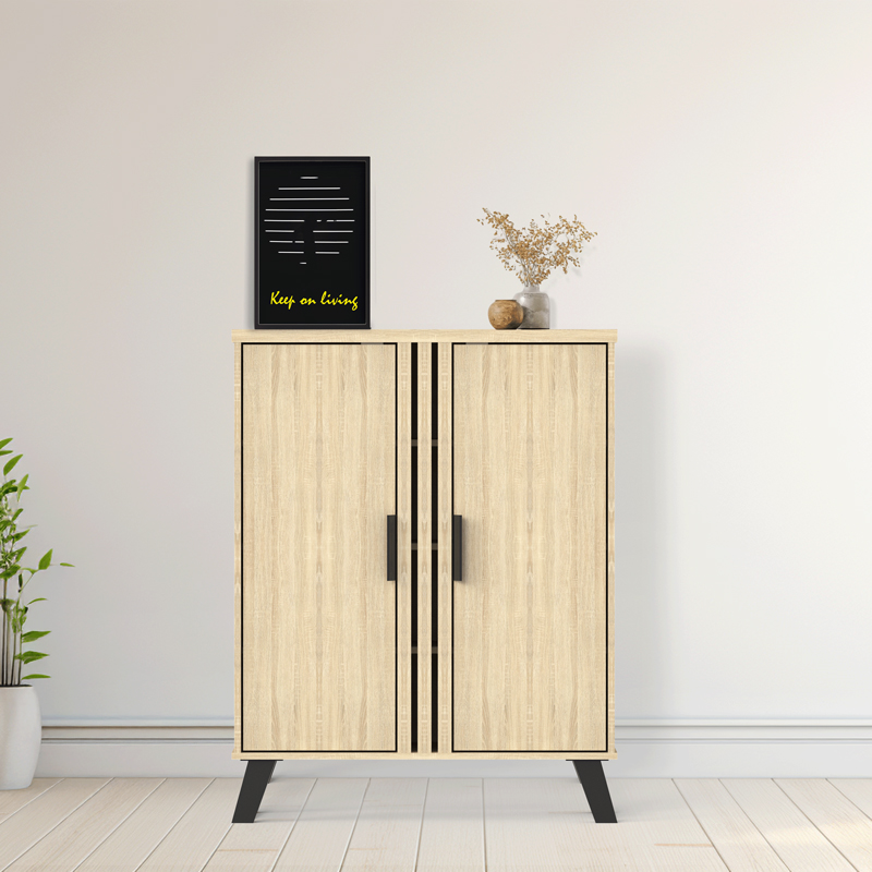 Παπουτσοθήκη-ντουλάπι Shoby pakoworld sonoma 70.5x30x91εκ ** Παπουτσοθήκη-ντουλάπι Shoby pakoworld sonoma 70.5x30x91εκ **