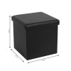 Σκαμπό-μπαούλο Crystal pakoworld ύφασμα γκρι 38x38x38εκ ** Σκαμπό-μπαούλο Crystal pakoworld ύφασμα γκρι 38x38x38εκ **