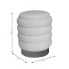 Σκαμπό-μπαούλο Dazzle pakoworld μπουκλέ cream-χρυσό Φ36x44εκ ** Σκαμπό-μπαούλο Dazzle pakoworld μπουκλέ cream-χρυσό Φ36x44εκ **