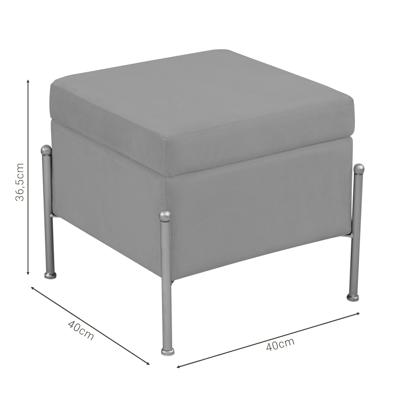 Σκαμπό-μπαούλο Panton pakoworld φυστικί-χρυσό 40x40x36.5εκ ** Σκαμπό-μπαούλο Panton pakoworld φυστικί-χρυσό 40x40x36.5εκ **