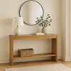 Κονσόλα Focused pakoworld MDF φυσικό 120x35x74εκ ** Κονσόλα Focused pakoworld MDF φυσικό 120x35x74εκ **