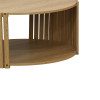 Τραπέζι σαλονιού Heavenly pakoworld MDF φυσικό Φ83x38εκ **
