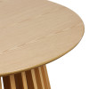 Τραπέζι σαλονιού Domonic pakoworld mdf/pw σε φυσική απόχρωση Φ80x45εκ **