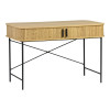 Γραφείο εργασίας Scandi pakoworld MDF/Metal σε φυσική απόχρωση με μεταλλικά μαύρα πόδια 120x60x76,5εκ ** Γραφείο εργασίας Scandi pakoworld MDF/Metal σε φυσική απόχρωση με μεταλλικά μαύρα πόδια 120x60x76,5εκ **