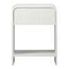 Κομοδίνο Lemperto pakoworld MDF σε λευκή απόχρωση 40x40x53εκ ** Κομοδίνο Lemperto pakoworld MDF σε λευκή απόχρωση 40x40x53εκ **