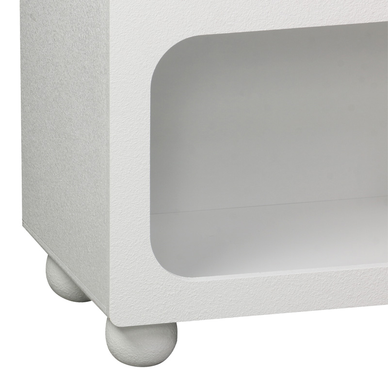 Μπουφές Emersi pakoworld με ράφια mdf σε λευκή απόχρωση 164x34x76εκ ** Μπουφές Emersi pakoworld με ράφια mdf σε λευκή απόχρωση 164x34x76εκ **
