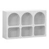 Μπουφές Emersi pakoworld με ράφια mdf σε λευκή απόχρωση 120x35x76εκ ** Μπουφές Emersi pakoworld με ράφια mdf σε λευκή απόχρωση 120x35x76εκ **