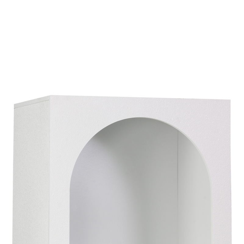 Βιβλιοθήκη Emersi pakoworld mdf σε λευκή απόχρωση 48x35x180εκ ** Βιβλιοθήκη Emersi pakoworld mdf σε λευκή απόχρωση 48x35x180εκ **