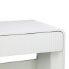 Κονσόλα Zeplen pakoworld λευκό mdf 110x38x75εκ **