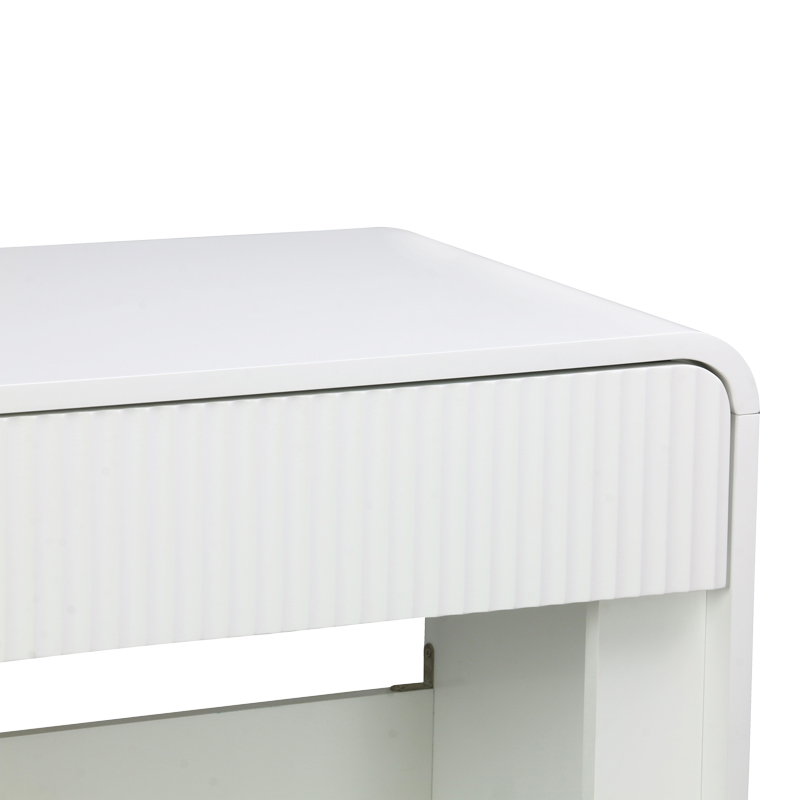 Κονσόλα Zeplen pakoworld λευκό mdf 110x38x75εκ **