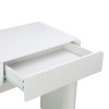 Κονσόλα Zeplen pakoworld λευκό mdf 110x38x75εκ **
