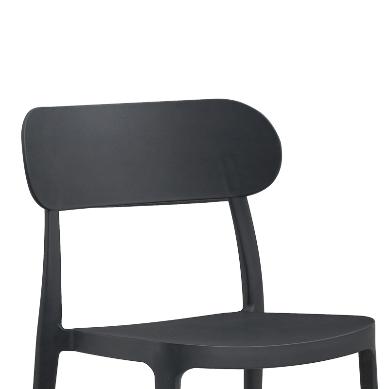 Καρέκλα Amvroan στοιβαζόμενη pakoworld με UV protection ανθρακί pp 51x49x79.5εκ ** Καρέκλα Amvroan στοιβαζόμενη pakoworld με UV protection ανθρακί pp 51x49x79.5εκ **
