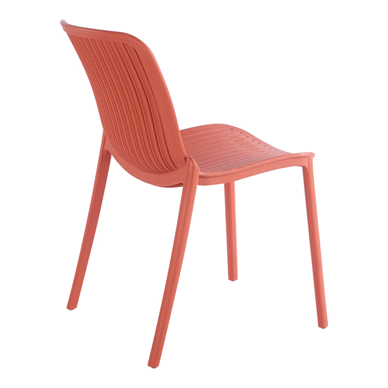 Καρέκλα Teragi στοιβαζόμενη pakoworld pp με UV protection terracotta 58x43.5x82εκ ** Καρέκλα Teragi στοιβαζόμενη pakoworld pp με UV protection terracotta 58x43.5x82εκ **