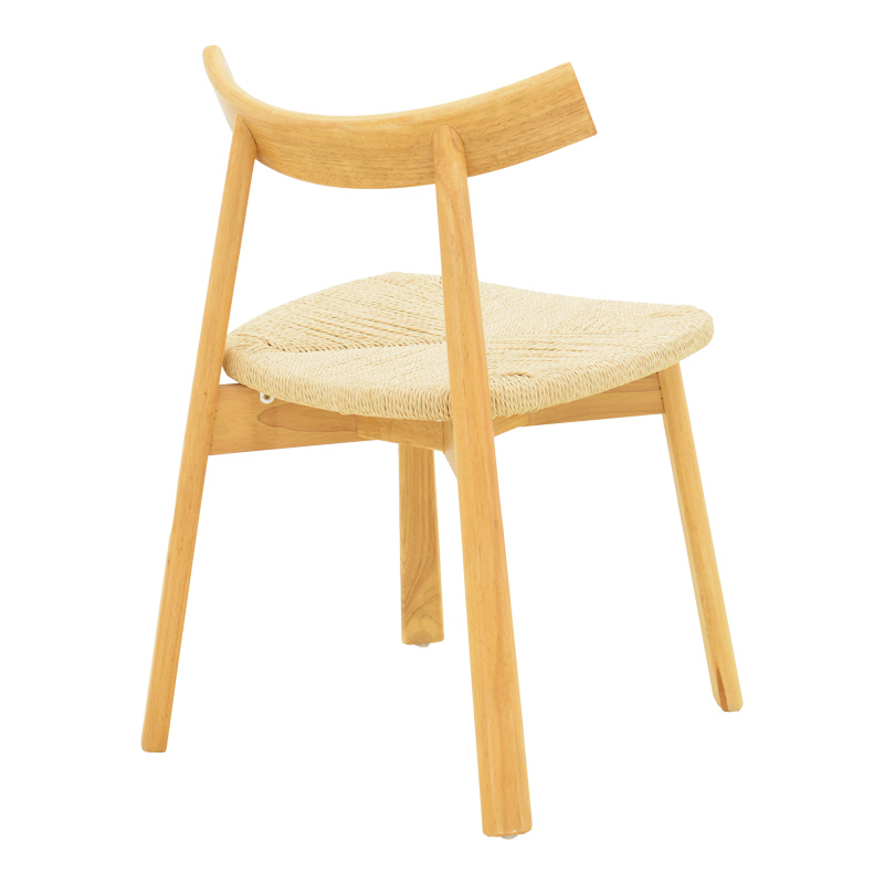 Καρέκλα Clareta pakoworld rubberwood-σχοινί σε φυσική απόχρωση 53x55x79εκ ** Καρέκλα Clareta pakoworld rubberwood-σχοινί σε φυσική απόχρωση 53x55x79εκ **