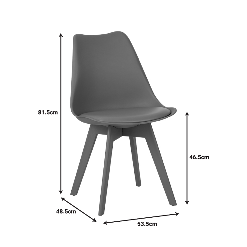 Καρέκλα Gaston I pakoworld PP-PU σε λευκή απόχρωση 48.5x53.5x81.5εκ ** Καρέκλα Gaston I pakoworld PP-PU σε λευκή απόχρωση 48.5x53.5x81.5εκ **