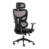 Καρέκλα γραφείου διευθυντή Cadrey pakoworld mesh μαύρο 67x64x120-128εκ ** Καρέκλα γραφείου διευθυντή Cadrey pakoworld mesh μαύρο 67x64x120-128εκ **