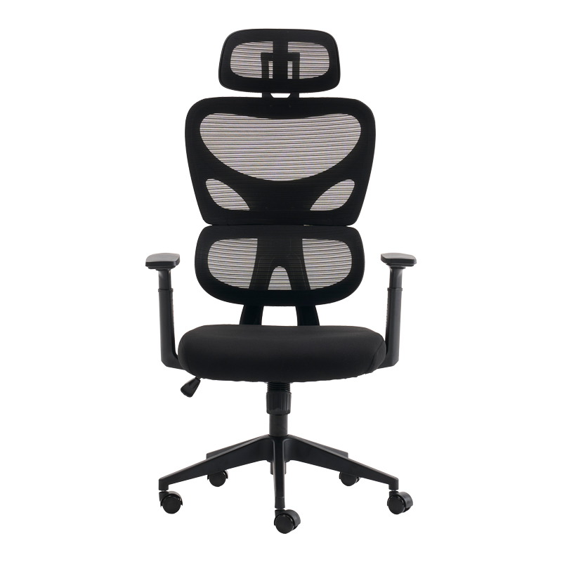 Καρέκλα γραφείου διευθυντή Cadrey pakoworld mesh μαύρο 67x64x120-128εκ ** Καρέκλα γραφείου διευθυντή Cadrey pakoworld mesh μαύρο 67x64x120-128εκ **