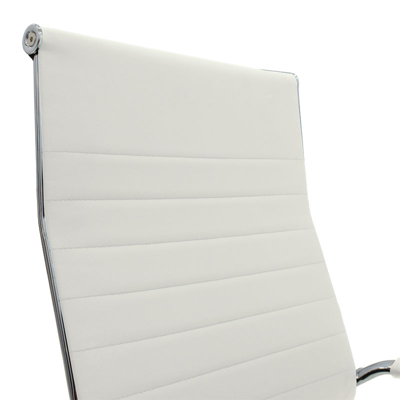 Καρέκλα γραφείου διευθυντή Valter pakoworld λευκό pu 55.5x58x108εκ ** Καρέκλα γραφείου διευθυντή Valter pakoworld λευκό pu 55.5x58x108εκ **