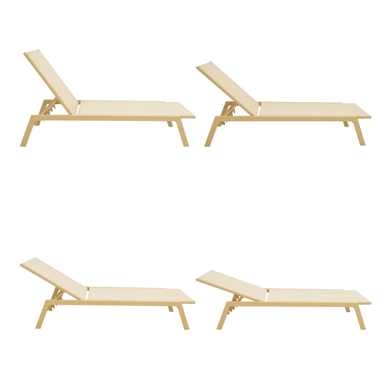 Ξαπλώστρα Boka pakoworld αλουμίνιο cappuccino- textilene σε σαμπανί 60x192x31εκ ** Ξαπλώστρα Boka pakoworld αλουμίνιο cappuccino- textilene σε σαμπανί 60x192x31εκ **