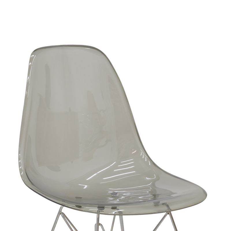 Καρέκλα Adelle pakoworld PP διάφανο γκρι-inox πόδι 46x55x81εκ ** Καρέκλα Adelle pakoworld PP διάφανο γκρι-inox πόδι 46x55x81εκ **