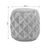 Σκαμπό Yton Inart μπεζ 100% γιούτα 40x40x40εκ ** Σκαμπό Yton Inart μπεζ 100% γιούτα 40x40x40εκ **
