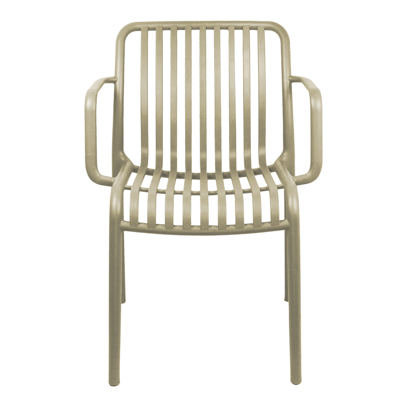 Πολυθρόνα Zoi pakoworld pp cappuccino 54x57.5x79εκ **