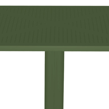 Τραπέζι Groovy pakoworld pp διατρητο σκούρο πράσινο 60x60x76εκ ** Τραπέζι Groovy pakoworld pp διατρητο σκούρο πράσινο 60x60x76εκ **