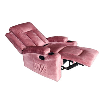 Πολυθρόνα relax Gessel pakoworld βελούδο σάπιο μήλο 80x90x98εκ ** Πολυθρόνα relax Gessel pakoworld βελούδο σάπιο μήλο 80x90x98εκ **