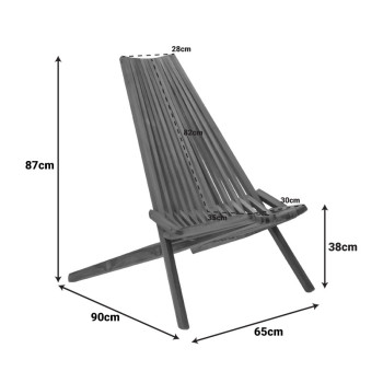 Πολυθρόνα Phoenox pakoworld πτυσσόμενη φυσικό teak ξύλο 65x90x87εκ ** Πολυθρόνα Phoenox pakoworld πτυσσόμενη φυσικό teak ξύλο 65x90x87εκ **