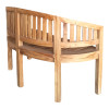 Καναπές διθέσιος Coren pakoworld φυσικό teak ξύλο 130x61x87εκ ** Καναπές διθέσιος Coren pakoworld φυσικό teak ξύλο 130x61x87εκ **