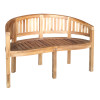 Καναπές διθέσιος Coren pakoworld φυσικό teak ξύλο 130x61x87εκ ** Καναπές διθέσιος Coren pakoworld φυσικό teak ξύλο 130x61x87εκ **