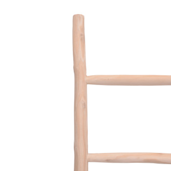 Σκάλα Morjeve pakoworld teak ξύλο σε φυσική απόχρωση 45x6x150εκ **
