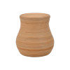 Σκαμπό Bulaten Inart rattan σε φυσική απόχρωση Φ45x45εκ ** Σκαμπό Bulaten Inart rattan σε φυσική απόχρωση Φ45x45εκ **