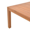 Τραπέζι Vocaly pakoworld teak ξύλο σε φυσική απόχρωση 200x100x75εκ **