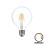 Λαμπτήρας LED G95 Bulb pakoworld dimmable 4W E27 2700K 200-220V clear **