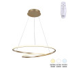 Φωτιστικό οροφής Rexon pakoworld led μέταλλο χρυσό Φ49x12εκ **