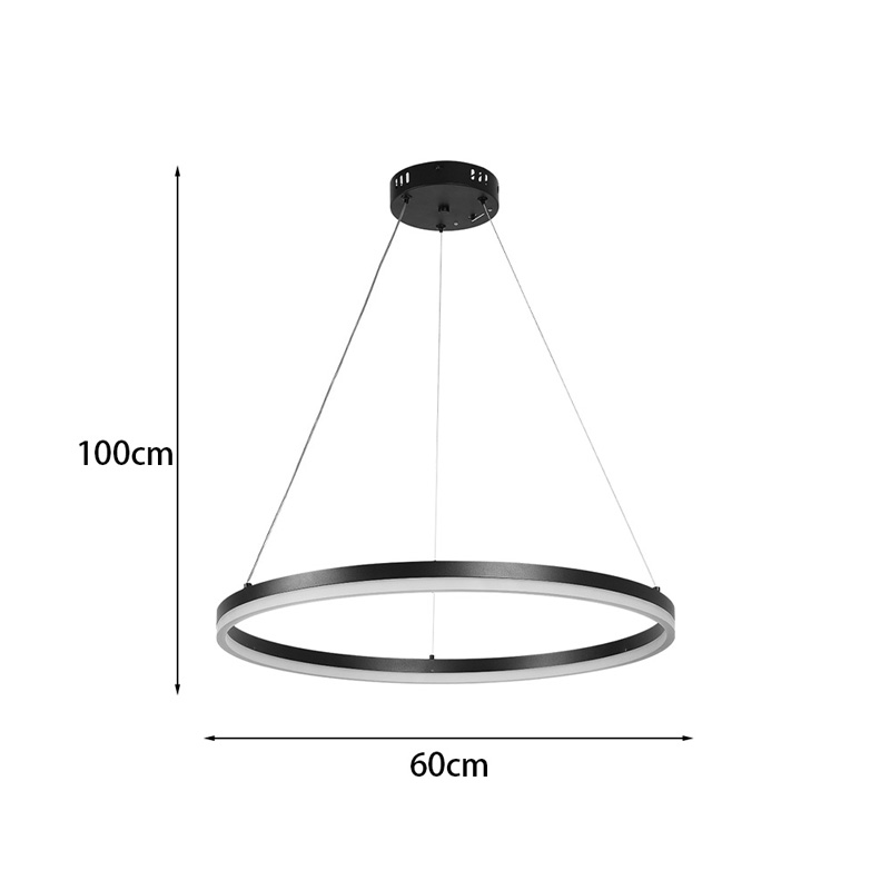 Φωτιστικό οροφής Nebrian pakoworld led μέταλλο μαύρο Φ60x15εκ ** Φωτιστικό οροφής Nebrian pakoworld led μέταλλο μαύρο Φ60x15εκ **