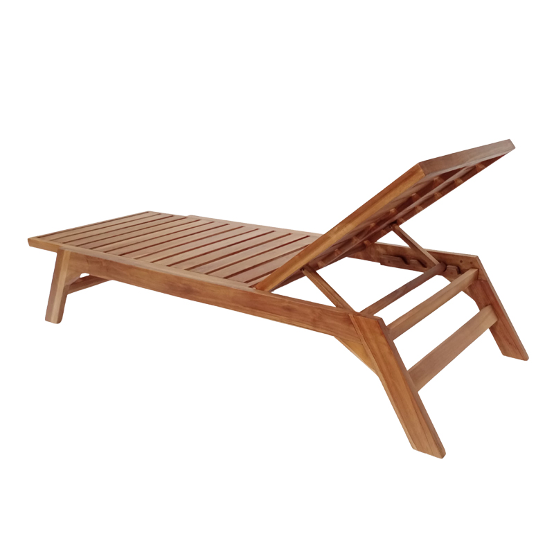 Ξαπλώστρα Melop pakoworld teak ξύλο σε φυσική απόχρωση 200x70x35εκ ** Ξαπλώστρα Melop pakoworld teak ξύλο σε φυσική απόχρωση 200x70x35εκ **