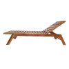 Ξαπλώστρα Melop pakoworld teak ξύλο σε φυσική απόχρωση 200x70x35εκ ** Ξαπλώστρα Melop pakoworld teak ξύλο σε φυσική απόχρωση 200x70x35εκ **
