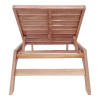 Ξαπλώστρα Melop pakoworld teak ξύλο σε φυσική απόχρωση 200x70x35εκ ** Ξαπλώστρα Melop pakoworld teak ξύλο σε φυσική απόχρωση 200x70x35εκ **